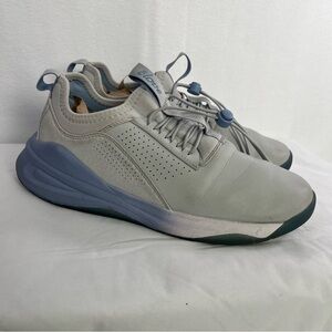 Clove Women's Nursing Shoes Athletic Casual Office Neutral Gray Blue Unisex Sz 8